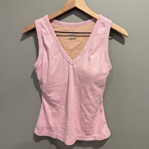 OGL Pink V-Neck Sleeveless Top size medium